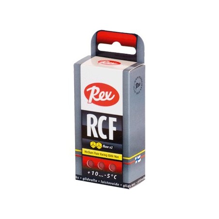 гоночный парафин Rex RCF красный +10°C...-5°C, 43гр